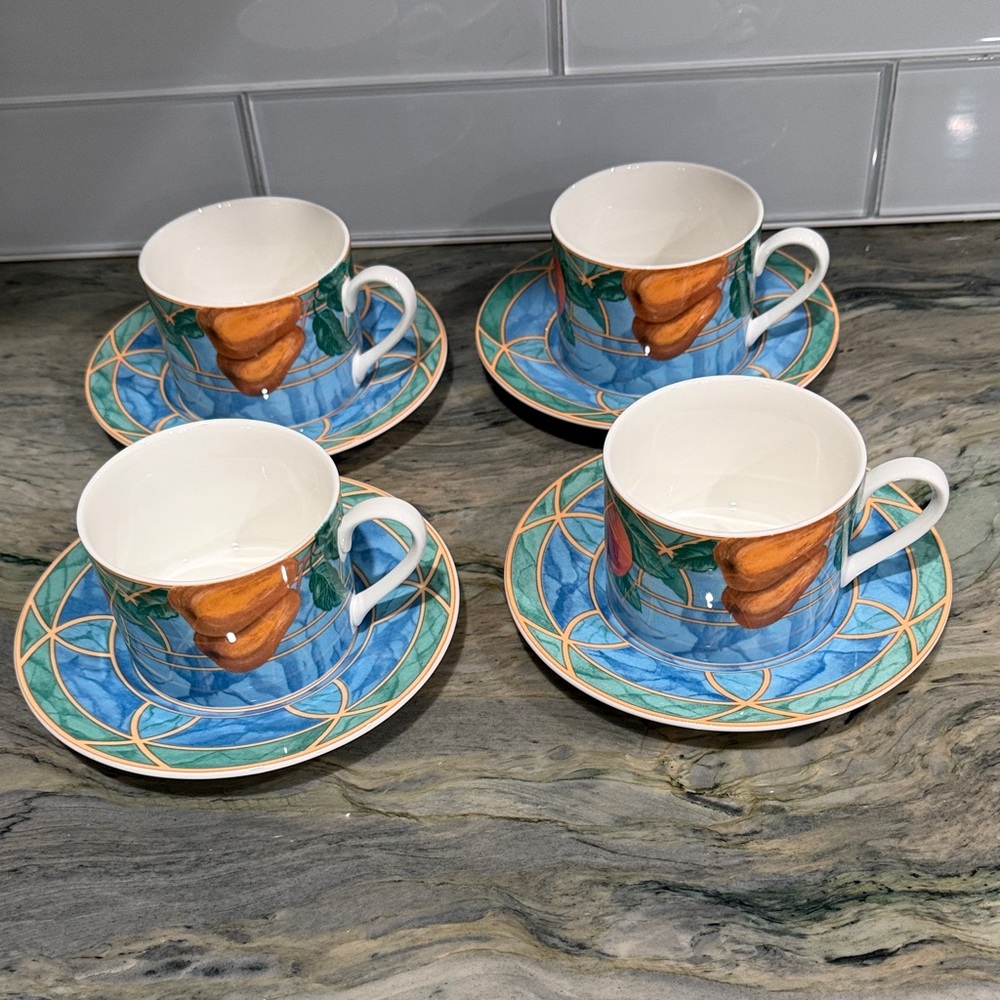 Set of 4 Victoria Beale forbidden fruit 9024